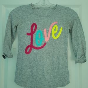 3/$20 Gray Justice Shirt, size 8